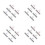 24St Mix Kleur Piano Blad Clips Draagbaar Grip Acryl 1