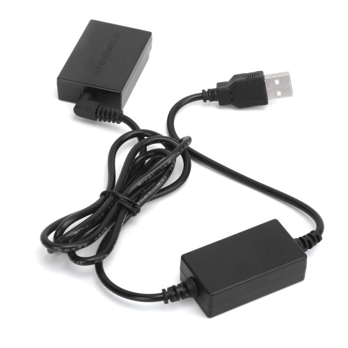 Stable and Continuous Power, Long Time Video Recording Live Streaming Vlogging Tool, Replace LP-E17Battery with Fully Decoded DR-E18DC Coupler, 2