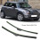 Easy Installation Windshield Wipers for Quick Replacement, Complete Set Replacement Wiper Blades with Wear Resistant ABS Frame, Factory Style Mount 7