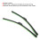 Easy Installation Windshield Wipers for Quick Replacement, Complete Set Replacement Wiper Blades with Wear Resistant ABS Frame, Factory Style Mount 8