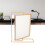 Y5578 Gold Metal Double-Sided Rotating Photo Frame, 565g, Rectangular 13