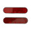 High Reflective Effect Safety Device, Red Reflectors with Anti Scratch Waterproof Durable Construction Multi-purpose Fade Proof Rectangular Oval 8
