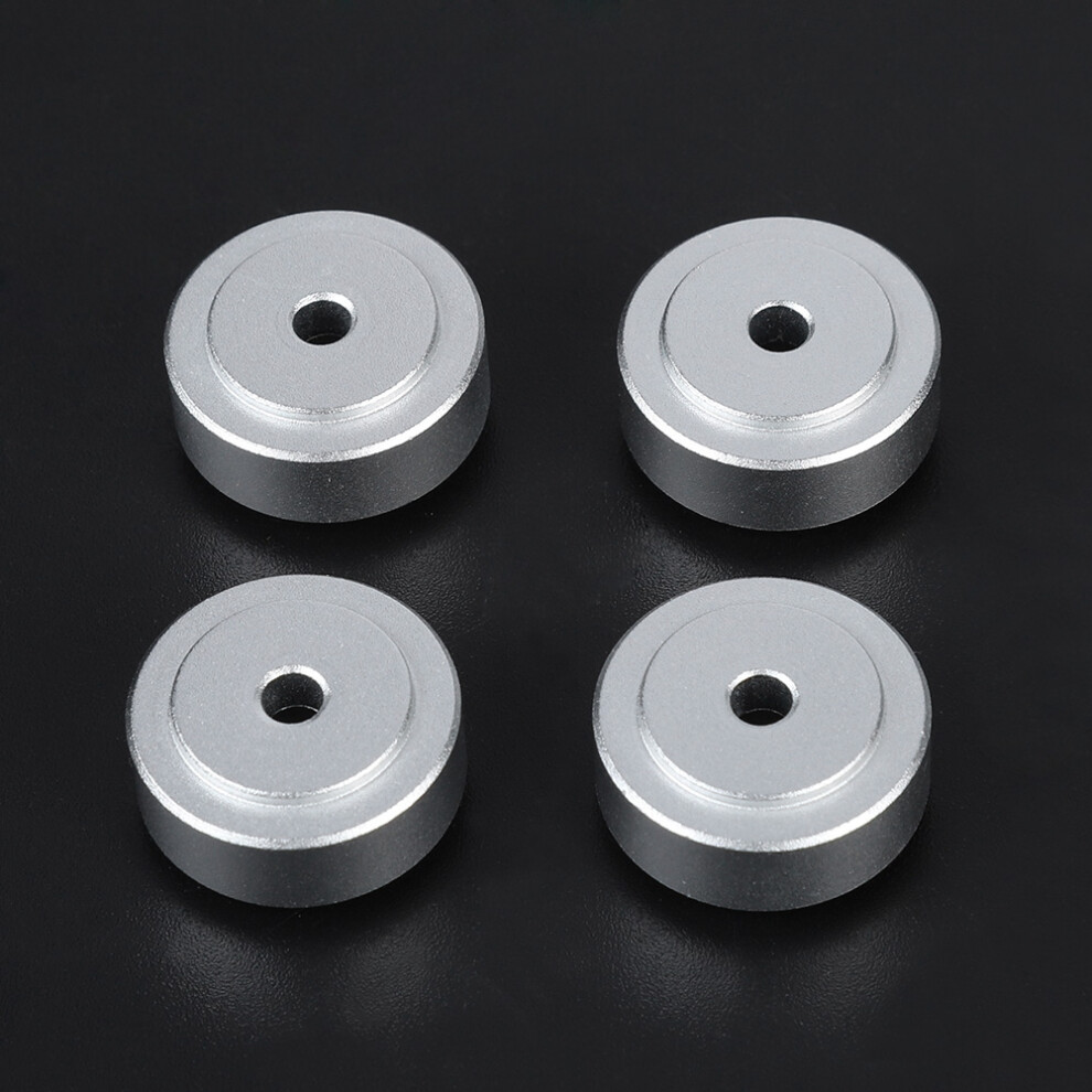 Amplifier Feet Set Of 4 Aluminium Alloy Silver 7340572332325