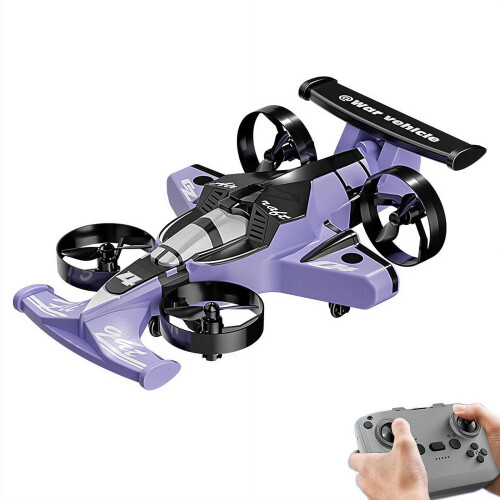 2 σε 1 αεροσκάφος ξηράς και αέρος Drone, τηλεχειριζόμενο παιχνίδι τετρακόπτερου