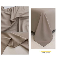 Kingsize-Spannbettlaken, gebürstete Mikrofaser, ultraweich und atmungsaktiv, knitterfrei, pflegeleicht, Khaki, 254 x 229 cm – Passend für