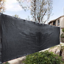 90% slnečná clona s očkami, 3,3 stopy x 16,4 stopy, čierna pergola, plachta, slnečné clony na terasu, vonku, záhradu, dvor, moka