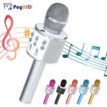 Wireless Bluetooth Karaoke Mic 5-in-1 Silver