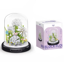 Löwenzahnblumenstrauß-Bauset, botanisch, für Erwachsene und Mädchen, nicht kompatibel mit Lego