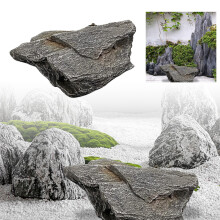 Künstliche Felsdekoration für Garten, Hof und Innenbereich, realistische, leichte Brunnenpumpenabdeckung aus PU-Schaum im Regenwald-Stil