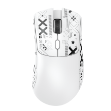 R1Attack Shark draadloze Bluetooth-gamingmuis met PAW3311-sensor, 1000 Hz-responstijd, drie modi, ergonomisch en oplaadbaar.