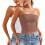 2 τεμάχια γυναικεία σουτιέν με λάστιχο shapewear, χωρίς τιράντες και ενσωματωμένη 1