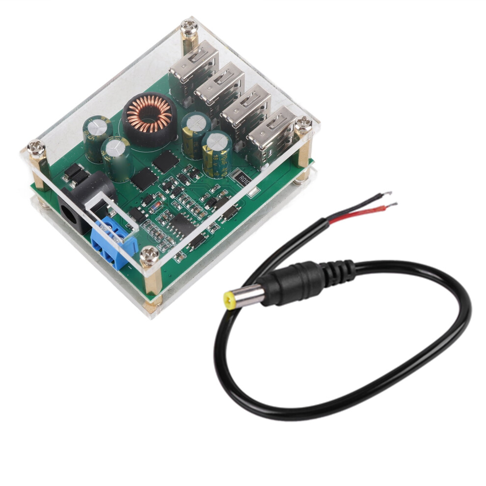 Power Converters 7-60V To 5V 5A Step Down Module, Dc-Dc Converter, 4Usb Step Down Module For Mobile Power Usb 5V Power Supply Equipment 9482726176336
