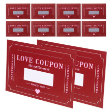 Love Coupon Cards Scratch Off Paper 20 Sheets