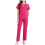 Women's Scrubs Set Hot Pink 2X 1