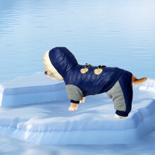 Moletom extra quente para cães no inverno, macacão quente 4Legs, roupa grossa de algodão à prova de neve para filhotes, gatos e outros animais de
