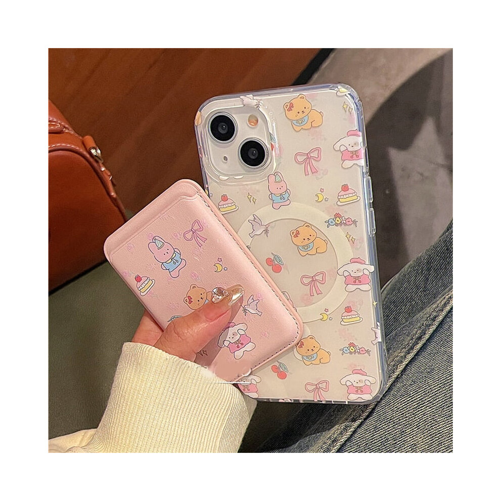 Magsafe Dog Rabbit Wallet Phone Case For Iphone 15Â11 Pro 962125124798