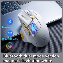 Inphic A9 Explorer Wireless Gaming Mouse 500mA Battery Level Display Rechargeable Silent Bluetooth Office Mouse For PC Laptop