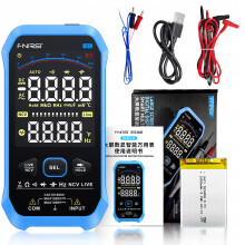 Digitale, uiterst nauwkeurige, volledig automatische, draagbare, ultradunne, hittebestendige digitale multimeter met display.