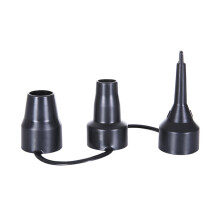 3-Size Plastic Air Pump Nozzle Kit, Universal Inflator Adapter for Pool Toys, Air Beds, Yoga Balls, Vacuum Bags—Compatible with Compressor & Hand