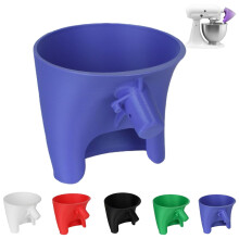 Entonnoir à farine pour robot KitchenAid 5 L, accessoire anti-éclaboussures compatible avec le modèle KSM150 (4,5 et 5 L), lavable au