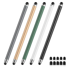 10 lápices ópticos 2 en 1 para iPad, iPhone y tabletas Android: alta sensibilidad, precisión, compatibles con iPad, iPhone y Android. Incluye 20