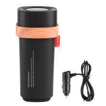 Portable Kettle, Magnetic Induction Stirring Car Smart Heating Mug With Dry Burning Prevention, Enhance Your Travel Experience (Black)