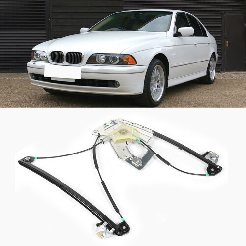 Direct Replacement Window Regulator for BMW E39, Power Window Regulator Without Motor Front Passenger Side, Durable Iron Frame for5Series Saloon 2