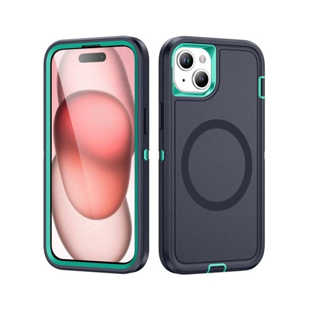 For Compatible With Iphone 14 Plus / 15 Plus Life Waterproof Rugged Magsafe Magnetic Phone Case,,For Compatible With Iphone 14Plus/15Plus Green 9193271137313