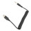Work with Wireless Mic, USB-C to3.5mm Microphone Cable Featuring90Degrees L-Shaped Plugs and Compact and Lightweight Design, Tangle-Resistant 3