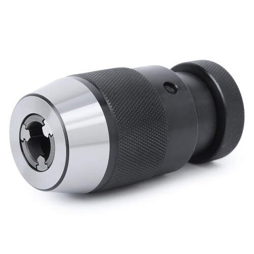 Keyless Drill Chuck with Self Locking Feature, High Precision Cemented Carbide Chuck for Milling Machines Featuring Good Metal Texture and Easy 2