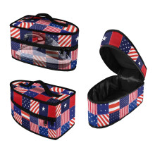 American Flag Pattern Irons Organizer Bag Easy to Carry Handheld Travel Case, Bag Only