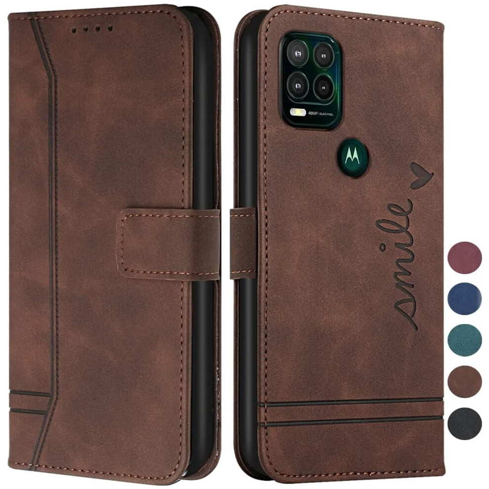 Leather Flip Wallet Case With Card Holder & Kickstand For Moto G Stylus 5G Â Magnetic, Full Protection, Compatible With Motorola Moto G Stylus 5G 9327961779693