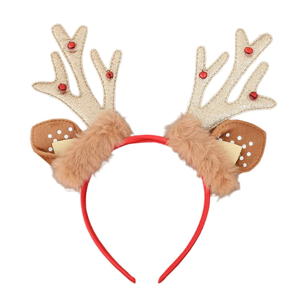 Unisex Christmas Headbands With Reindeer Antlers Â Soft Lint, Lightweight Elastic, Comfortable Fit For Adults & Kids Â Compatible With Holiday Parties