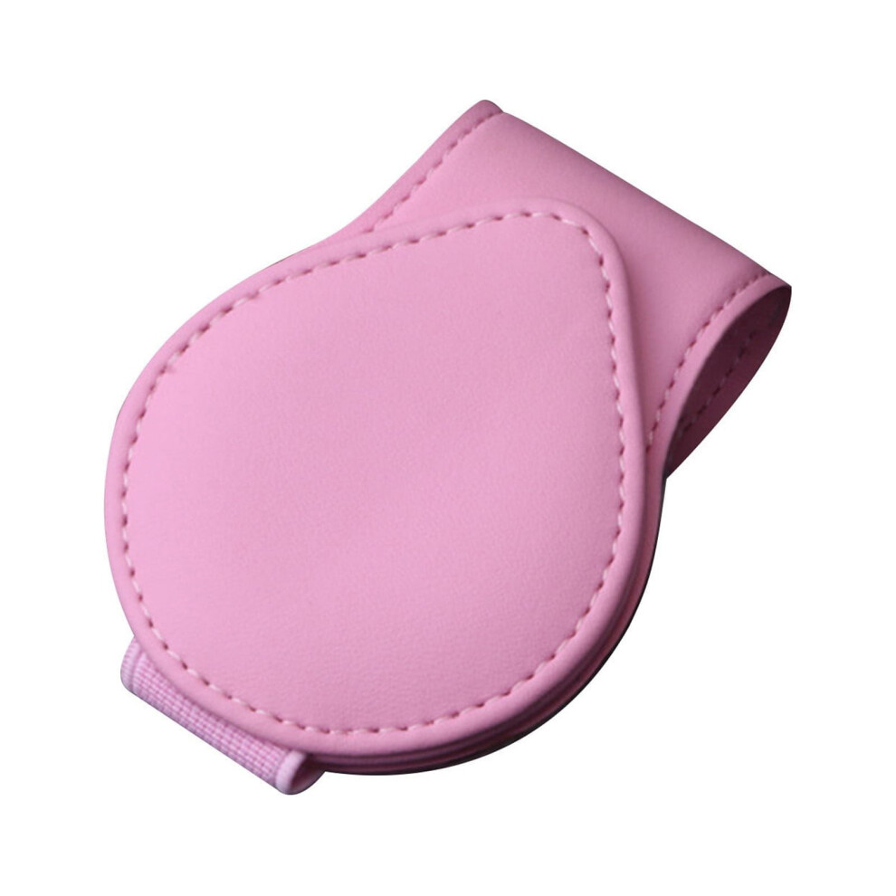 Magnetic Car Visor Sunglass Holder Â Leather Clip With Steel Frame, 4.5X9cm, Universal For Sunglasses & Small Items, Compatible With All Visors 9353595694712