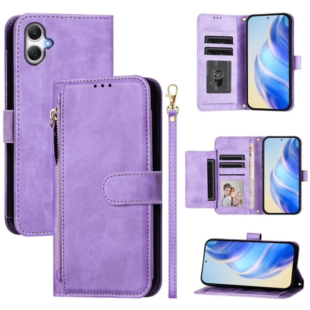 Leather Wallet Case For Samsung Galaxy A06 4G/5G, 6.7 Red 975221346506
