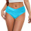 Women's Twist Bikini Bottoms Moderate High Cut Ruched 1