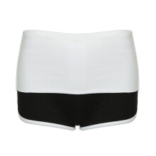 Women Yoga Shorts High Waist Slim Fit Wide Waistband