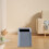 Mini Desktop Trash Can, Double-Use Small Garbage Bin for Office, Study, Living Room, Coffee Table, No Lid, Modern Simple Design 1