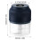 Food Processor Electric Chopper 3-in-1 Mini Blender 8