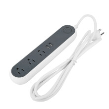Surge Protector Power Strip, Extension Cord with WIFI Smart Socket, Multi-Outlet for Home Office, USB Charging Ports, Joule Protection Rating,