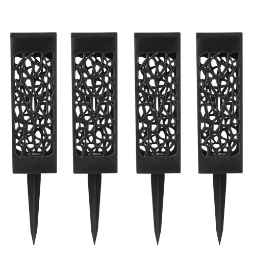 Waterproof Solar Lawn Light LED Spike 28.5cm Warm White Garden Pathway 1