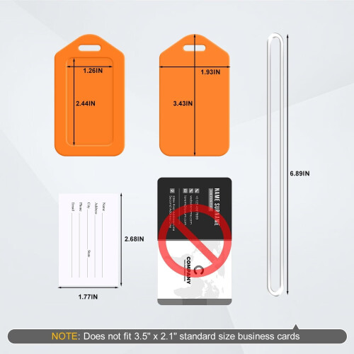Ετικέτες αποσκευών Sodsay18PK για βαλίτσες (ποικιλία, πακέτο 18 με 9 ζωντανά χρώματα), 2