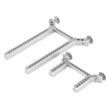 Găuri multiple de poziționare pentru vehicul TRX-4RC, suport spate din aluminiu cu design ușor de înlocuit, suporturi reglabile pentru stâlpi de
