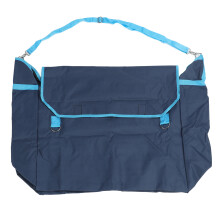 Adjustable Hanging Horse Blanket Bags for Slow Feeding Design, Tough Reinforced Horsewear Bags with Large Grid Opening Oxford Cloth Wearproof Coating