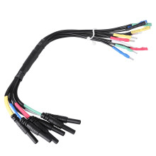 6Channel Universal Test Lead Set for Vehicle Diagnostics, Breakout Leads with Precision Machined Connectors, Compatible with Auto Diagnostic