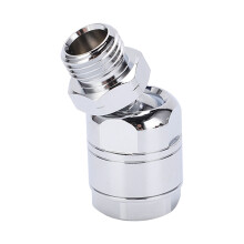 Adjustable Shower Arm Extension, Corrosion Resistant Stainless Steel Swivel Adapter, Full Metal Adjustable Shower Arm Extension Connector, Designed