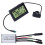 Controlador de voltagem compatível com bicicletas elétricas: 36V a 48V, com display LCD, motor brushless, proteção de bateria e função de luz 6