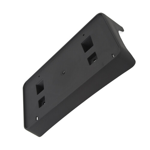 Suporte de montagem da placa de matrícula em plástico resistente, com encaixe fácil e instalação simples. Use com capa plástica. Garantia 1