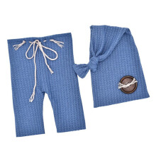 Newborn Photo Outfit Blue Crochet 70g Weight