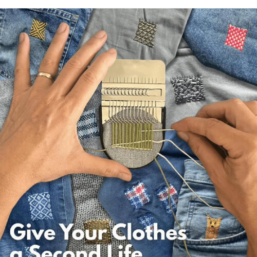 2.0Kit αργαλειός, μίνι αργαλειός Patch Maker, σετ εργαλείων επιδιόρθωσης και ύφανσης για 1